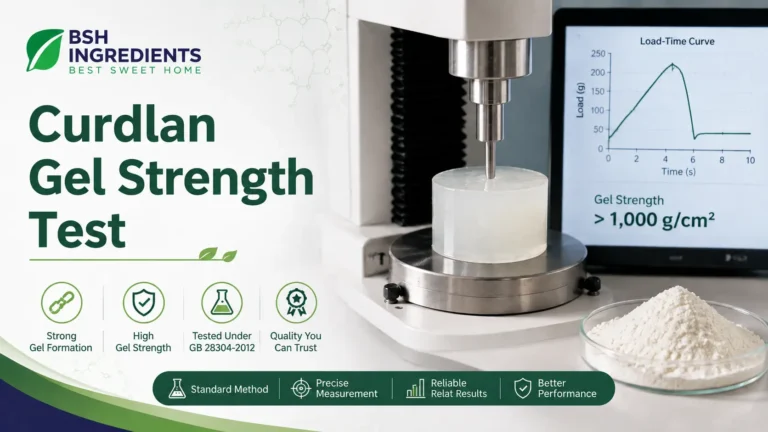 Curdlan Gel Strength Test
